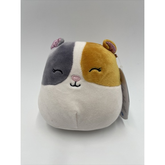 Kellytoy Other - Squishmallow‎ 5" Pax Hamster Soft Colorful Sparkle Ear Pet Plush NWT #016